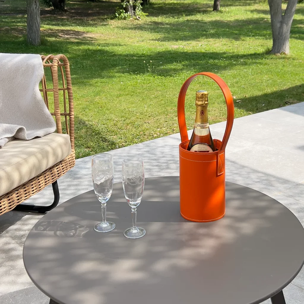 Porte bouteille Castillon Tangerine in situ