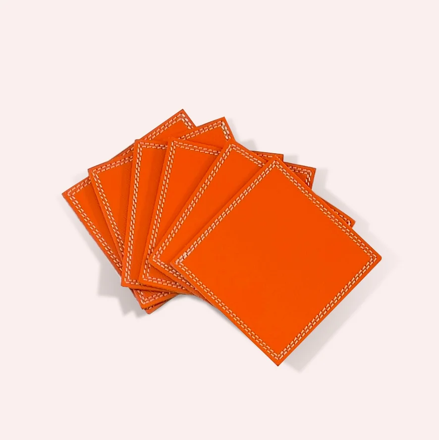 Sous-verre Gordes Tangerine