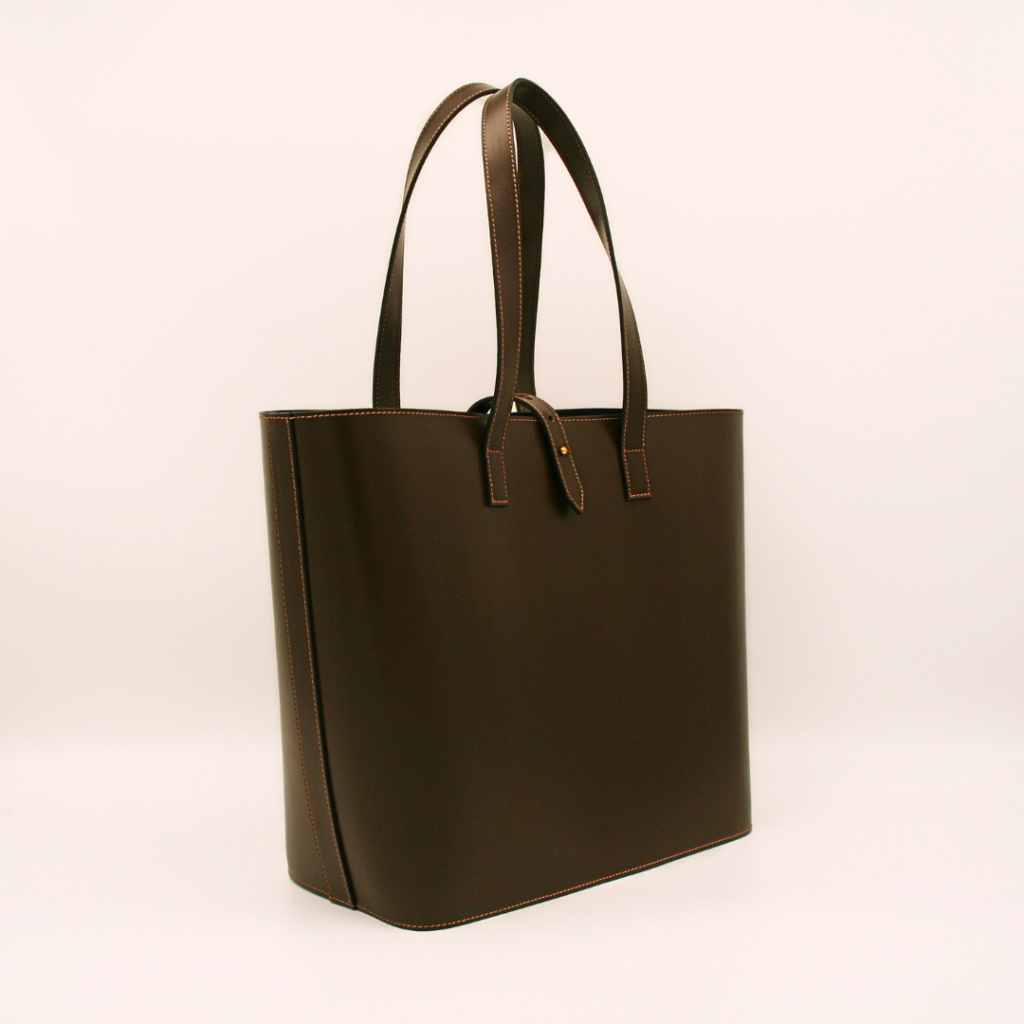 sac cabas en cuir fait main