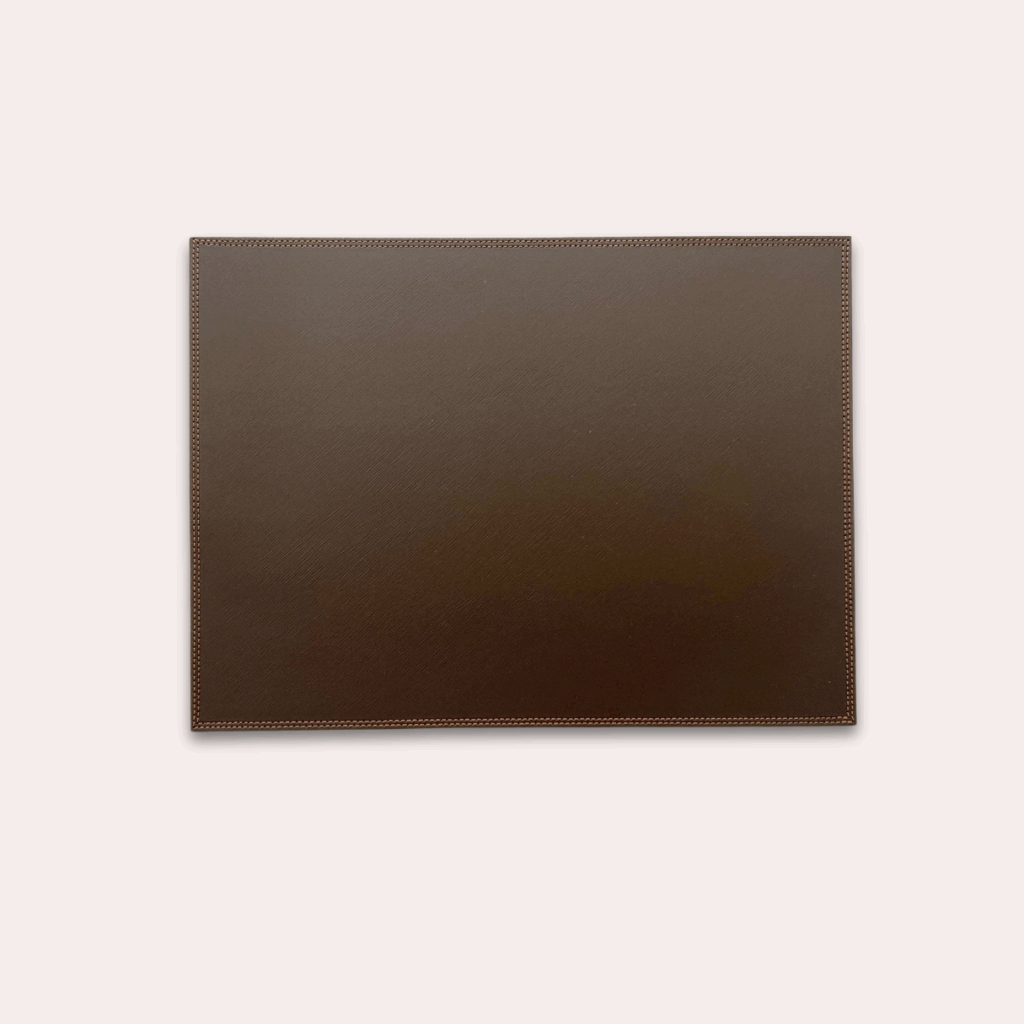 set de table en cuir naturel