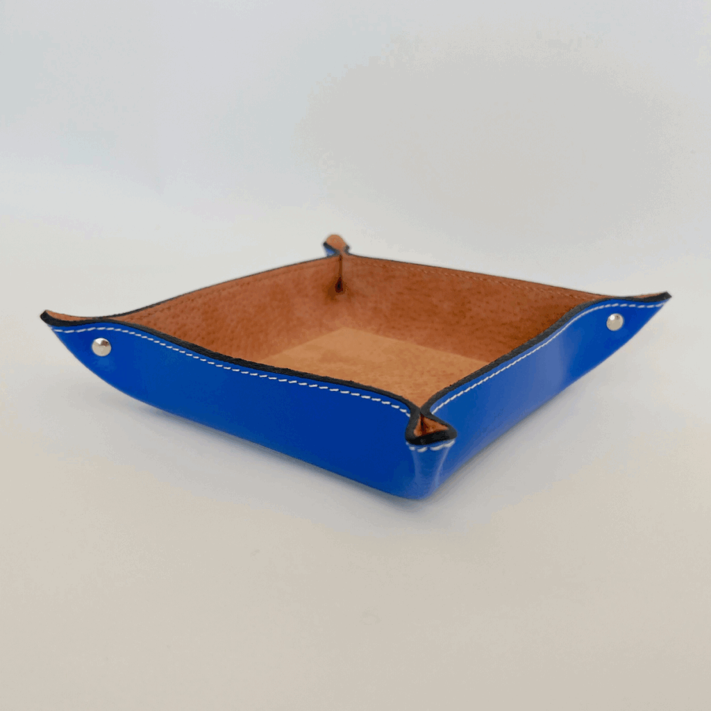 vide-poche en cuir de qualité