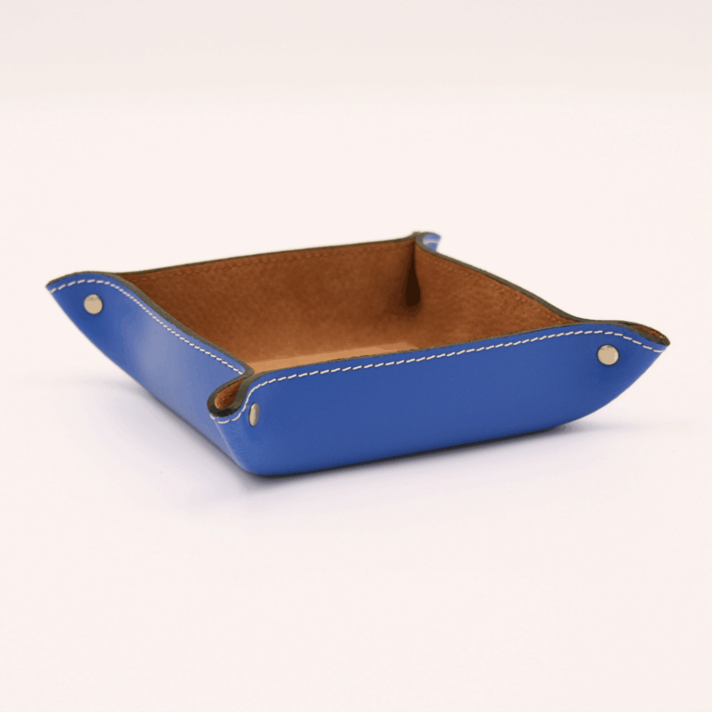 vide-poche en cuir de qualité